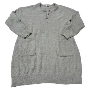 NATURAL LIFE Cozy-Up sweater dress in Dove Grey NWOT